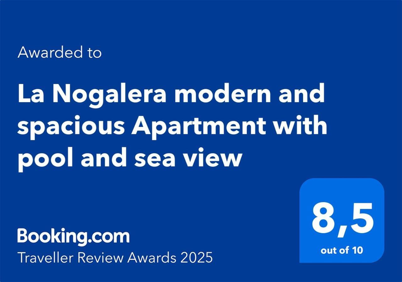 La Nogalera Modern And Spacious With Pool And Sea View Apartamento